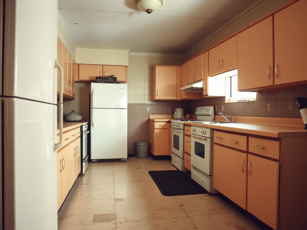 Before — Japandi Galley Kitchen